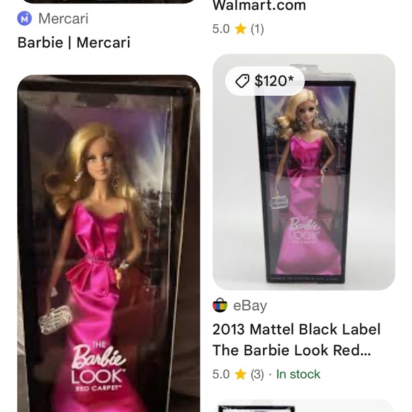 Barbie Red Carpet Doll in Vibrant Pink Dress - Picture 6 of 6